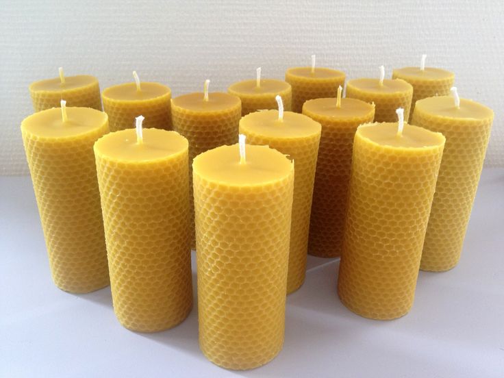 fabriquer des bougies avec la cire d'abeille naturelle